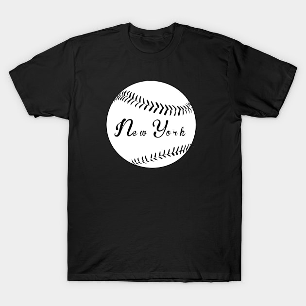 NEW YORK BASEBALL T-Shirt by rcampbell112